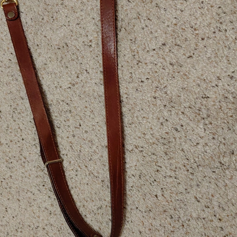 Oroton Brown Leather Handbag - Picture 8 of 10